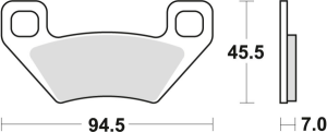 TRW szinterezett első/hátsó fékbetétek az OFFROAD ARCTIC CAT ATV 300 (2010-től), TRV 450 (2011-től), TBX / TRV 500 (2005-től), PROWLER 700 (2008-tól) és TRV 1000 (2009-től) modellekhez, nordicamoto.ro