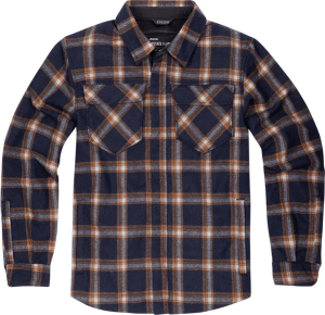 Upstate Riding Flannel Shirt Orange