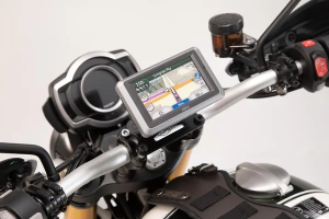 SW-MOTECH GPS-tartó a kormányra, TRIUMPH Scrambler 1200 (2018–2020) és Speed Twin modellekhez, nordicamoto.ro