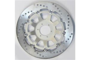 Round Pro-lite Brake Rotor Gold, Silver, Stainless Steel, 2, nordicamoto.ro