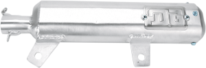 Type Ii Oval Atv Silencer Silver, 1, nordicamoto.ro