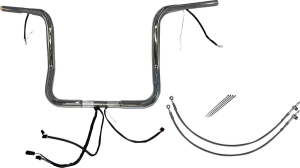 Plug & Play Ez Install 1-1/4(r) Round Top Handlebar Kit Silver