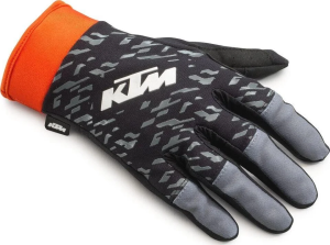 KTM RACETECH kesztyű – Fekete/narancssárga – 8-as méret, 3, nordicamoto.ro