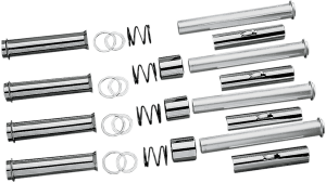 Pushrod Tube Kit Silver