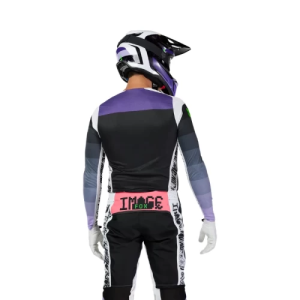 Fox MX-Flexair Grid póló, fekete/lila, M, 5, nordicamoto.ro