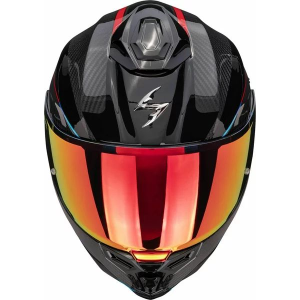 SCORPION EXO-1500 CARBON AIR MUNDI M teljes arcú sisak, fekete/kaméleon, 5, nordicamoto.ro