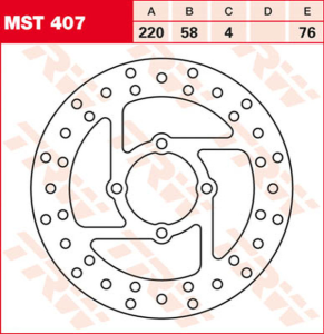 Round Fixed Brake Rotor 220-250mm Steel