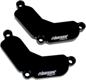 Engine Block Off Plates Black, 1, nordicamoto.ro