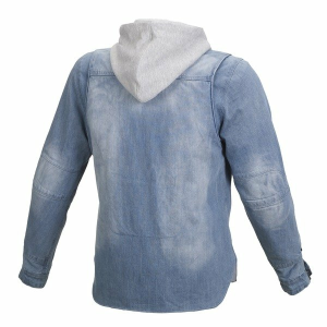 Geaca denim de vara MACNA WESTCOAST S Gri inchis/Negru, 4, nordicamoto.ro