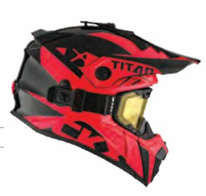 CKX sisak + védőszemüveg TITAN Airflow Extra Red, XS, 2, nordicamoto.ro