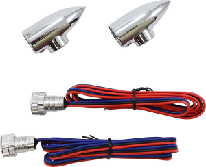 Lightning Bullets Run/turn Led Lights Chrome, 1, nordicamoto.ro