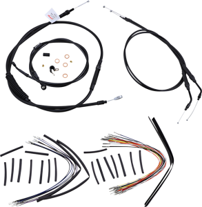 Jail Bar Cable Kit Black, 1, nordicamoto.ro