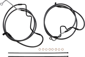 Black Pearl Designer Handlebar Installation Kit Black, 4, nordicamoto.ro