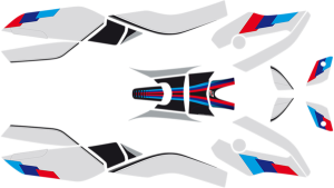 Decal Kit Black, Blue, Red, 1, nordicamoto.ro