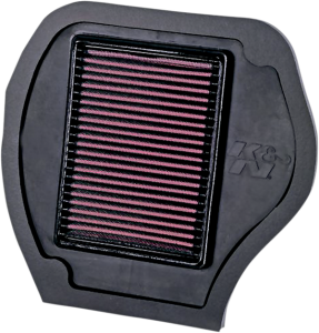 High-flow Air Filter Black, Red, 1, nordicamoto.ro