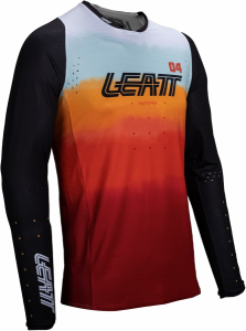 Leatt 4.5 Lite Glamis póló, fekete/narancssárga/kék