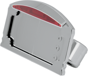 Swingarm Side Mount Half-moon Led Taillight And License Plate Mount Chrome, 1, nordicamoto.ro