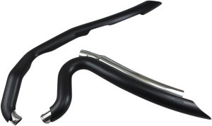 Speedster Swept Short Exhaust System Black, 2, nordicamoto.ro