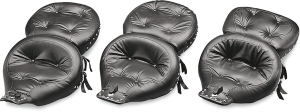 Studded Touring 2-up Vinyl Seat Black, 2, nordicamoto.ro