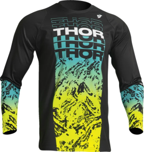 Youth Sector Atlas Jersey Black, Green M, 1, nordicamoto.ro