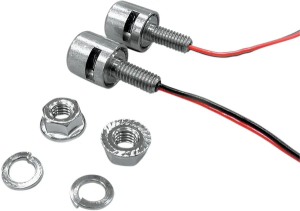 LED-es rendszámtábla-rögzítőcsavarok, fehér, nordicamoto.ro