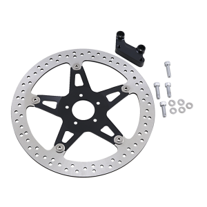 Big Brake Floating Rotor Kit Black, Silver