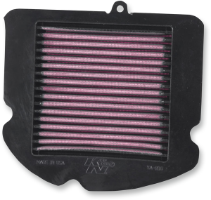 High-flow Air Filter Black, Red, 1, nordicamoto.ro