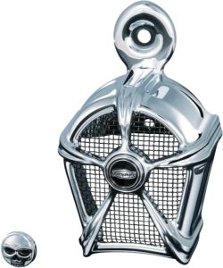 Mach 2 Horn Cover Black, Chrome, 1, nordicamoto.ro