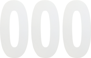 Standard Numbers White