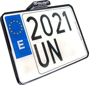 License Plate With Taillight Black, 1, nordicamoto.ro