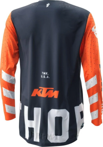 KTM Flash Prime Pro póló, kék/narancssárga, S-es méret, 2, nordicamoto.ro