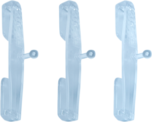 Powerbomb/powercore Goggle Tear-off Strap Pins Clear