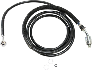 Stainless Steel Hydraulic Clutch Line Vinyl-coat Black