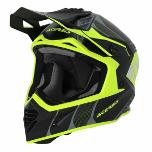 Acerbis hétvége, Acerbis X-Track 22.06 sisak, fekete/fluoreszkáló sárga, nordicamoto.ro