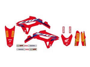 Blackbird Racing Replica Team Honda Hrc 2022 Graphics Kit Red