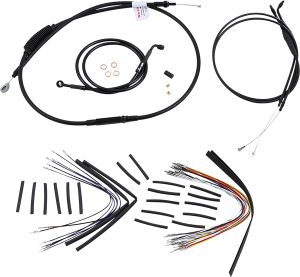 Jail Bar Cable Kit Black, 1, nordicamoto.ro