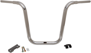 1-1/2(r) Grande Traditional Ape Hanger Handlebar Silver
