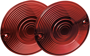 Replacement Turn Signal Lenses For Oem Turn Signals Red, 1, nordicamoto.ro
