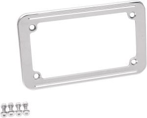 Chrome License Plate Frame Chrome, 1, nordicamoto.ro