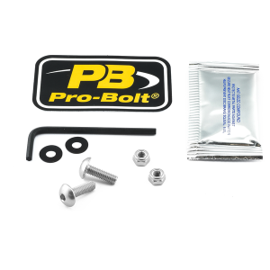 License Plate Screws Silver