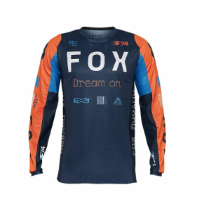 FOX 180 Race Spec póló, Midnight/Orange, 1, nordicamoto.ro