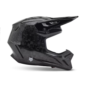 Fox V3 RS Carbon Solid Black S sisak, 2, nordicamoto.ro
