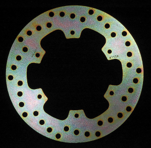 Round D-series Fixed Offroad Brake Rotor Gold, Zinc, 1, nordicamoto.ro