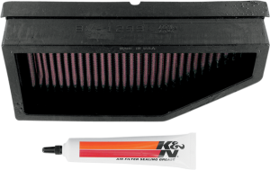 High-flow Air Filter Black, Red
