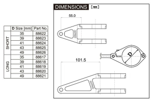 Mounting Bracket Black, 1, nordicamoto.ro