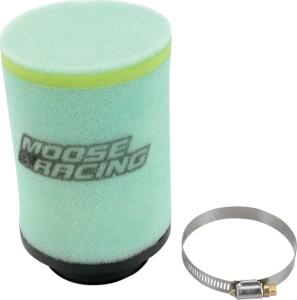 MOOSE RACING precíziós, előolajozott légszűrő, zöld 