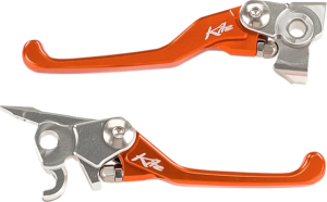 Unbreakable Pivot Clutch And Brake Levers Orange