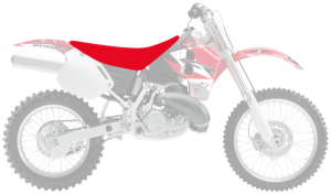 Pyramid Seat Cover Red, 2, nordicamoto.ro