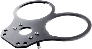 Flat Gauge Cluster Mounting Bracket Black, Anodized, 1, nordicamoto.ro