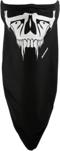 Stretch Skull Half-face Mask Black, 1, nordicamoto.ro